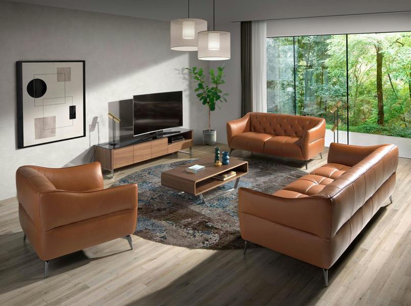 Angel Cerdá Chester sofa in brown leather 6168/6169