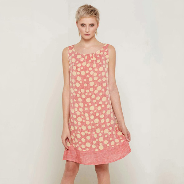 Bo Carter Linen Arabella Dress - Rose