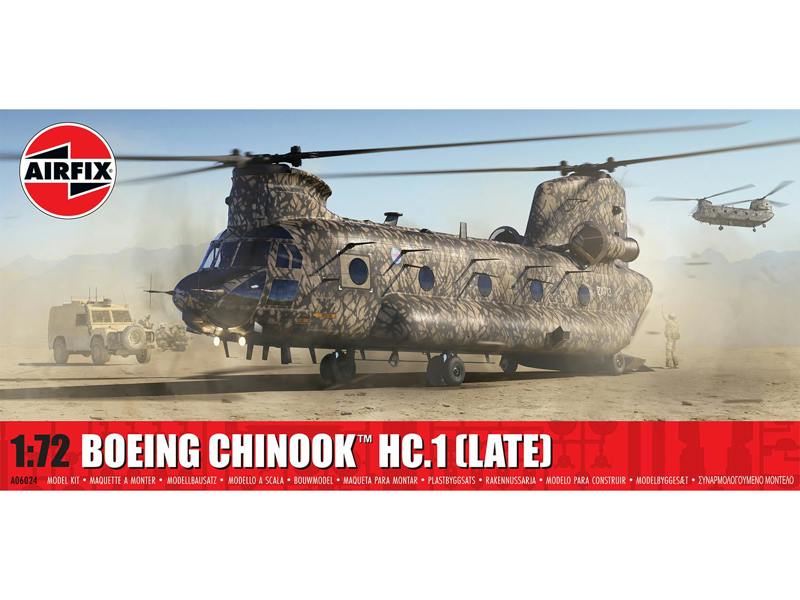 Airfix British Boeing Chinook HC.1 Late (1:72 Scale)