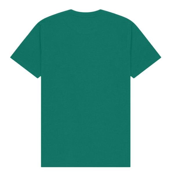 Aquascutum Mens Bordeaux Big Logo T-Shirt - Vibrant Green - 