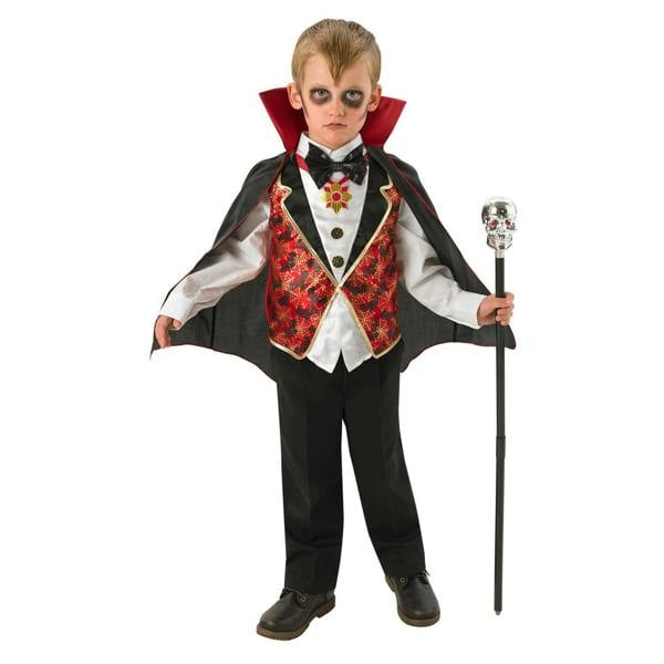 Bristol Novelty Childrens/Kids Dracula Costume - Black/Red - 
