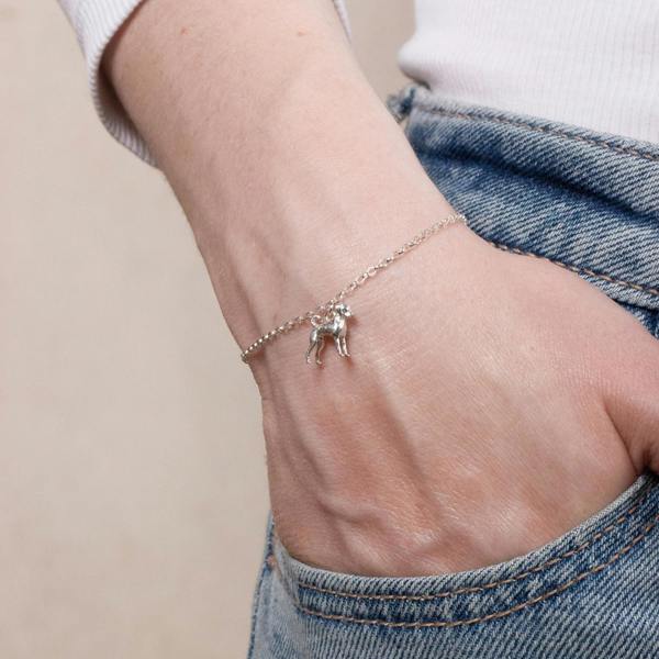 Mylee London Boxer Chain Bracelet - Personalised - Sterling Silver