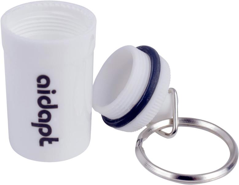 Aidapt Pill Box Keyring White