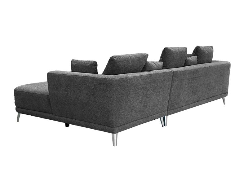 DS Living The 3 Seater Nova Lounger Left Corner Sofa in Grey or Cream