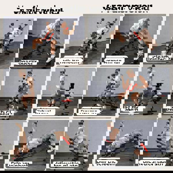 Centra Weight Bench Adjustable Foldable Strength Training Full Body Workout Gym