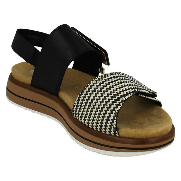 Remonte Ladies Remonte X Elle Faux Buckle Sandals D1J53