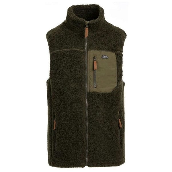 Trespass Mens Buckless B Fleece Gilet - Ivy