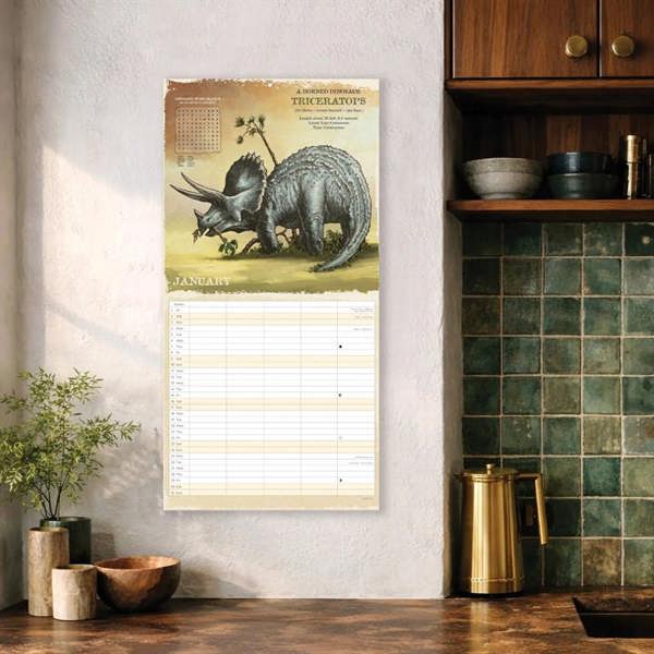 Natural History Museum, Dinosaurs Family Planner 2027, Family Planners, Month To View, History & Literature, Gift