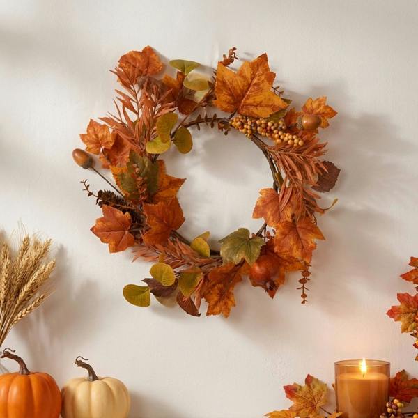 Garden Greatness Decorative Autumn Harvest Wreath