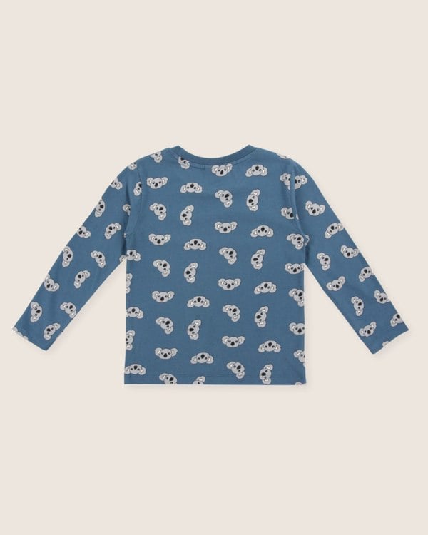 organic cotton Blue Koala Print Top - image 6