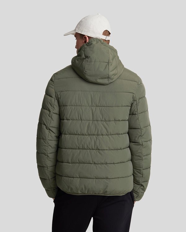 Lyle & Scott Lightweight Puffer Jacket - Olive