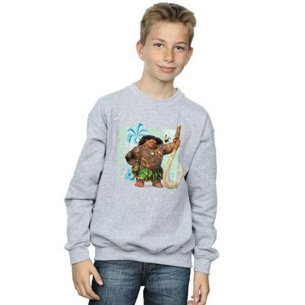 Disney Boys Moana Maui Sweatshirt - Sports Grey