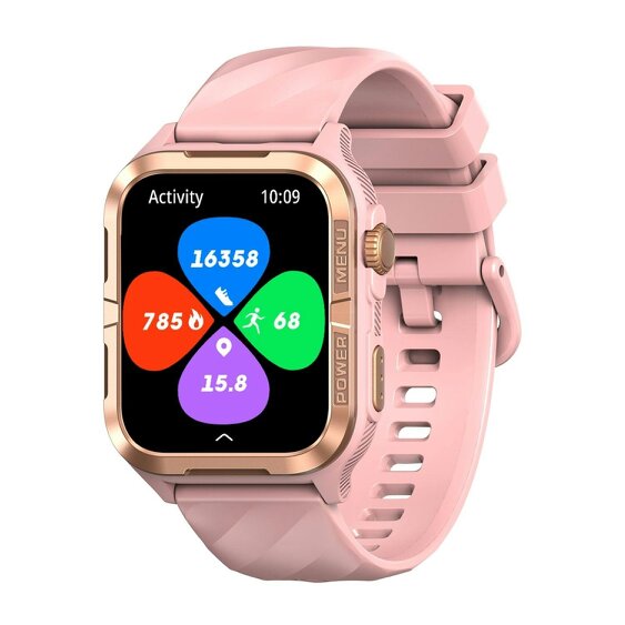 Blackview W10 Pro Bluetooth Calling, GPS & 600mAh Battery Pink Women's Smartwatch