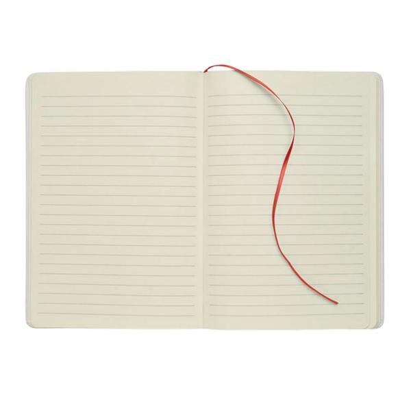 MidOcean Route White A5 Notebook - Red/White - 