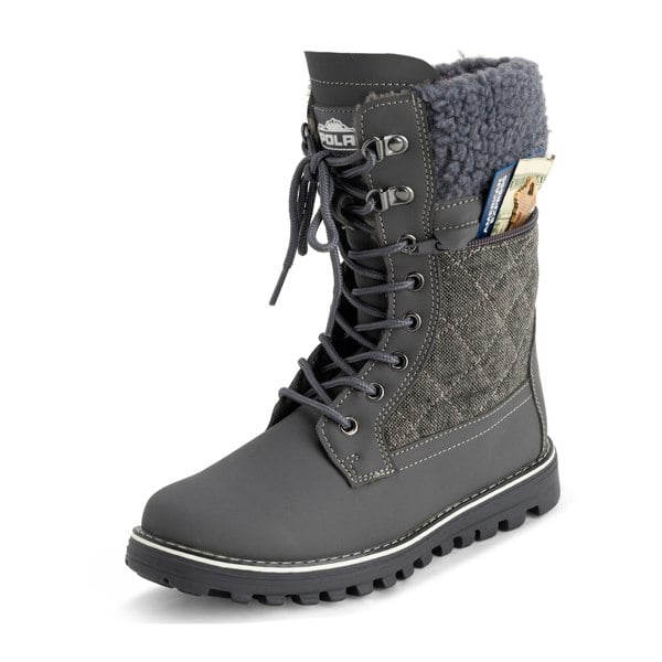 VIVA Polar Women's Memory Foam Thermal Deep Tread Rubber Sole Snow Boots