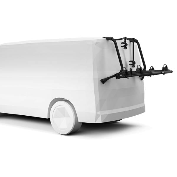 Thule WanderWay Bike Cycle Carrier Rack in Black Tailgate, for VW Transporter T6