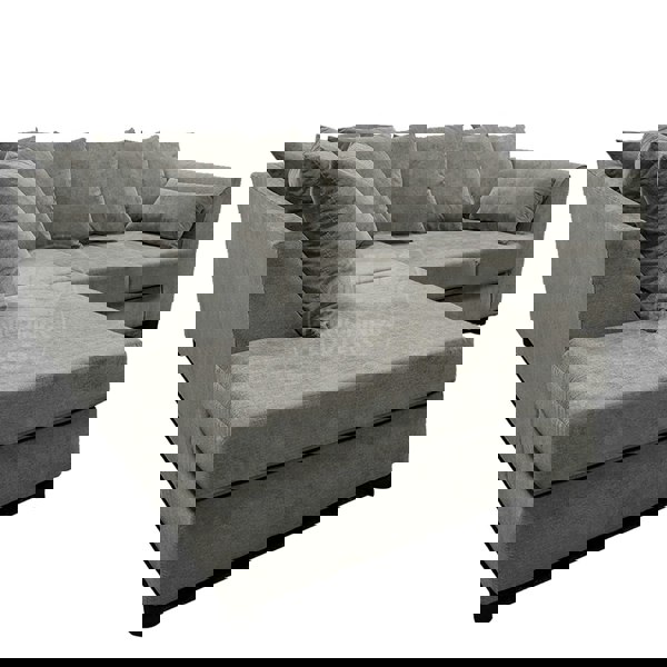 Furnishings For Less Casper Chenille Fabric Corner Sofa