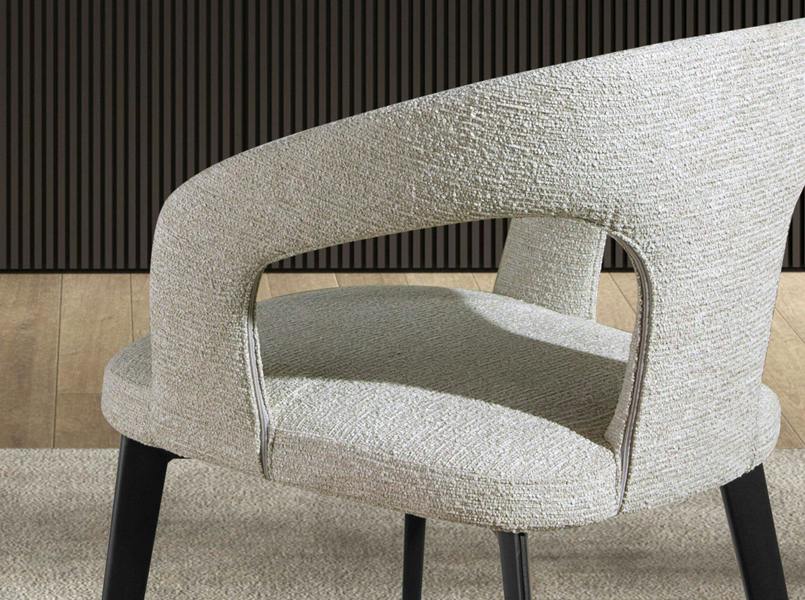 Angel Cerdá Off-white Fabric Chair 4173