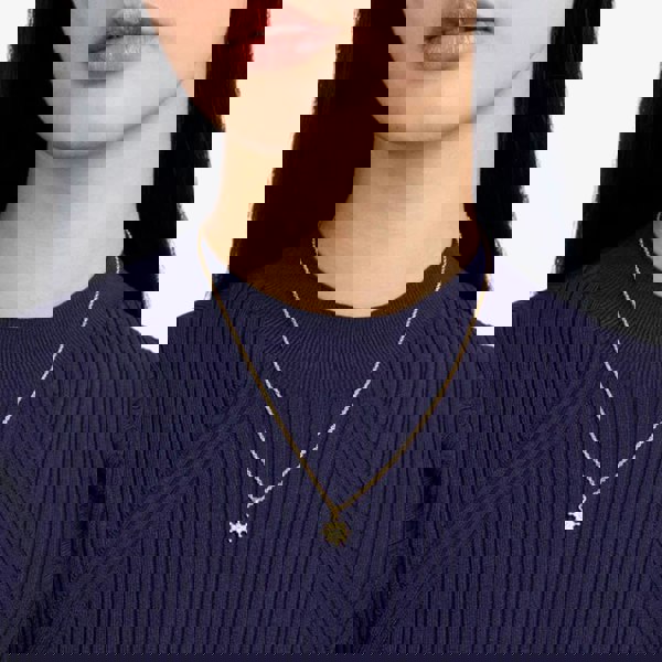 Ted Baker Celstia Crystal Star Gold Tone Pendant Necklace TBJ3482-02-02