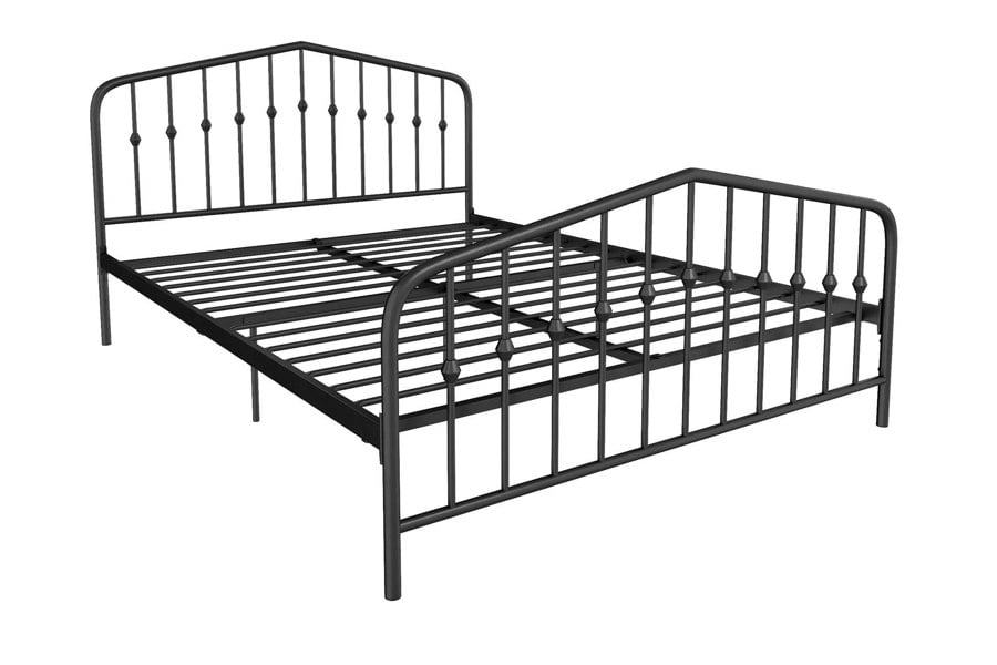 Dorel Home Bushwick Metal Bed Black - King