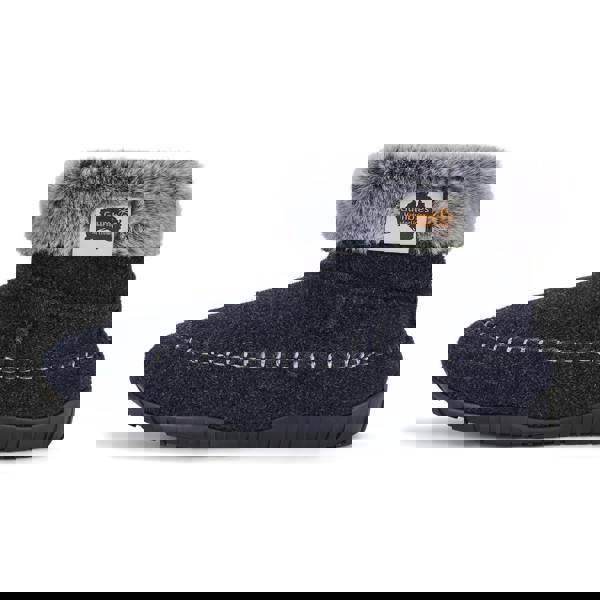 Gumbies Ossa Men's Slipper Boots - Navy & Grey