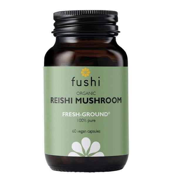 Fushi Single Herb Supplements Organic Reishi Mushroom x 60 Capsules