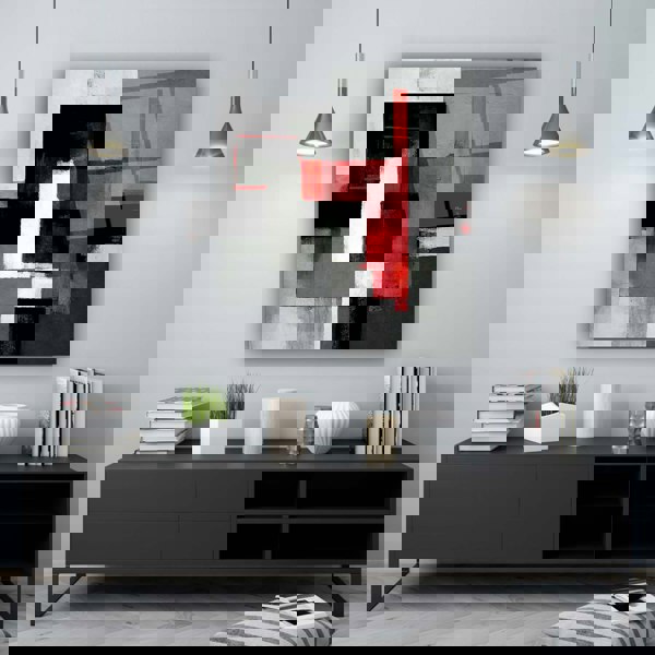 Abstract Glass Wall Art 11 - Artchi