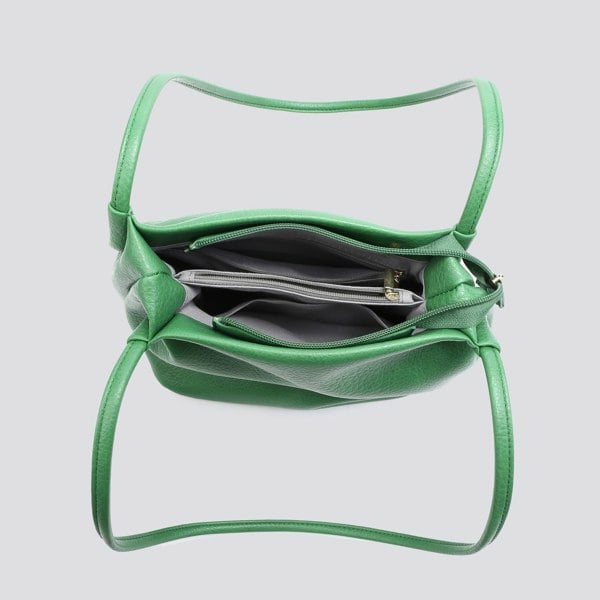 Kitise Ladies Soft PU Leather Hobo Tote Practical Lightweight Shopper Handbag Shoulder Bag