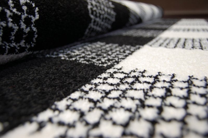 RugsX Sketch Rug - Black & White Gingham