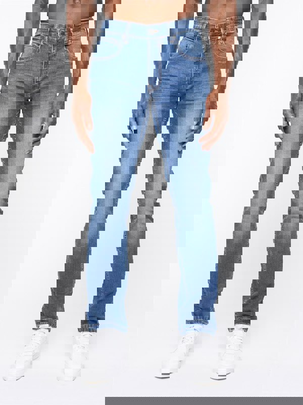 Crosshatch Svelte Slim Fit Stretch Jeans Stone Wash