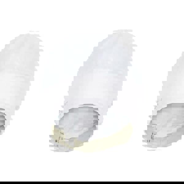 Fashy applique fabric swim cap with white pleated chefs hat brim