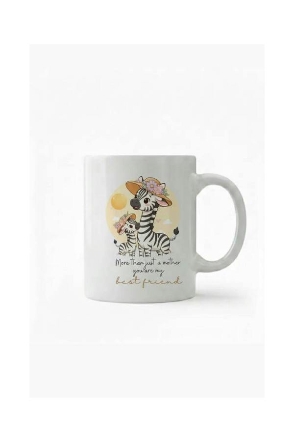 Dyzi Zebra Mum And Child 11oz Ceramic Mother's Day Mug
