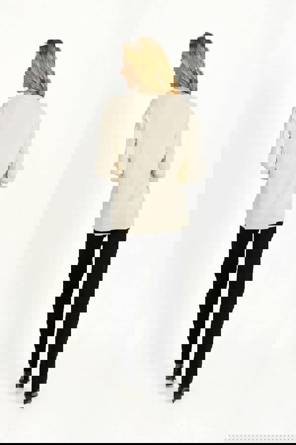 Mudflower Flocked Heart Knit Jumper