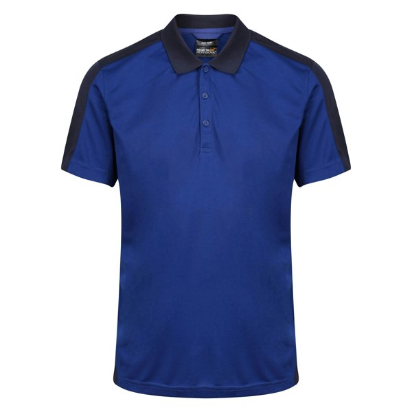 Regatta Mens Contrast Coolweave Polo Shirt - New Royal/Navy