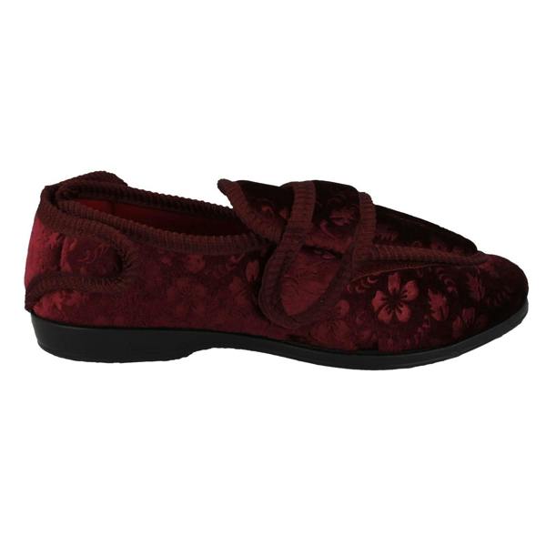 Jo & Joe Ladies Jo & Joe Adustable Hook And Loop Slippers Gladys