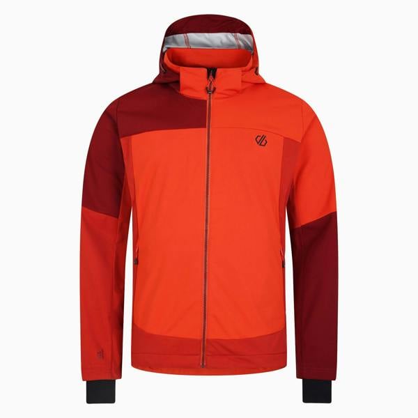 Dare 2B Mens Mountaineer Soft Shell Jacket - Tuscan Red/Cinnamon - 
