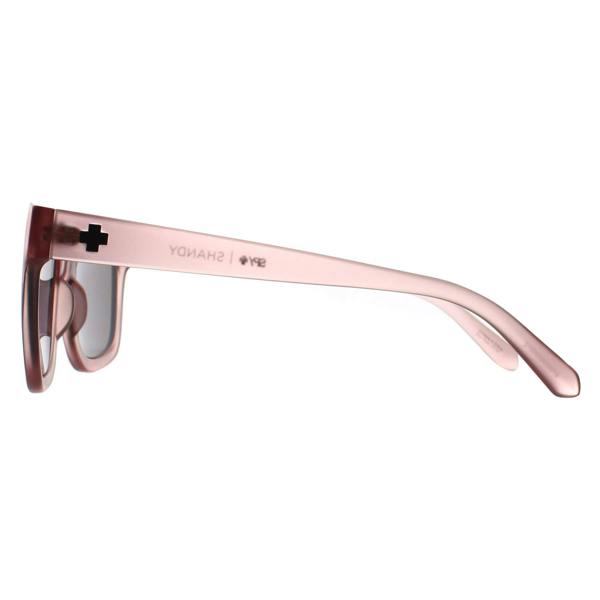 Spy Sunglasses Shandy 6700000000012 Matte Transparent Blush Light Blue Flash Mirror