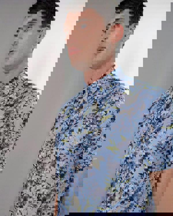 Steel & Jelly Limited Edition Bold Floral Print Short Sleeve Shirt
