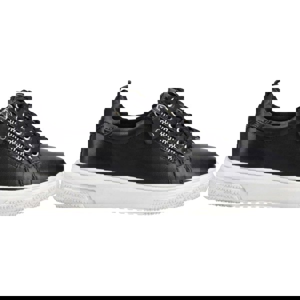 Hush Puppies Martha Leather Women's Black Trainers