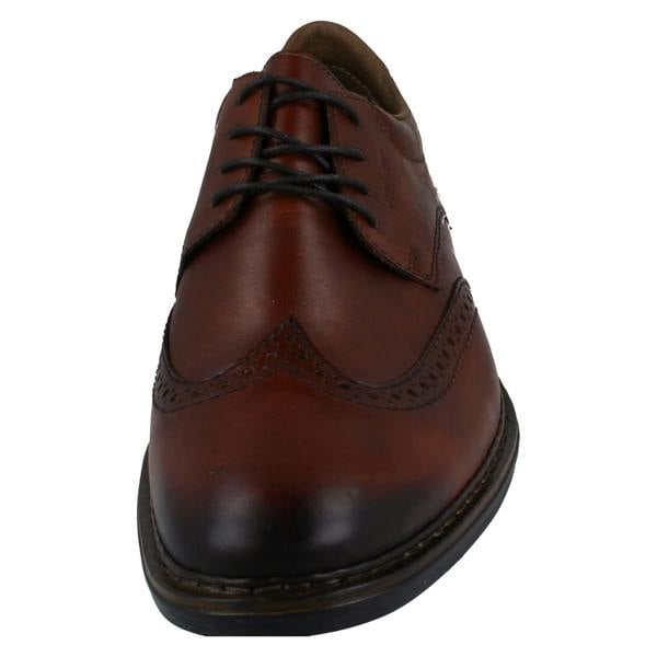 Rieker Mens Rieker Brogue Lace Up Shoes 17620