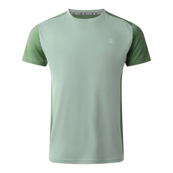 Dare 2B Mens Discernible III T-Shirt - Aqua Grey/Hedge Green
