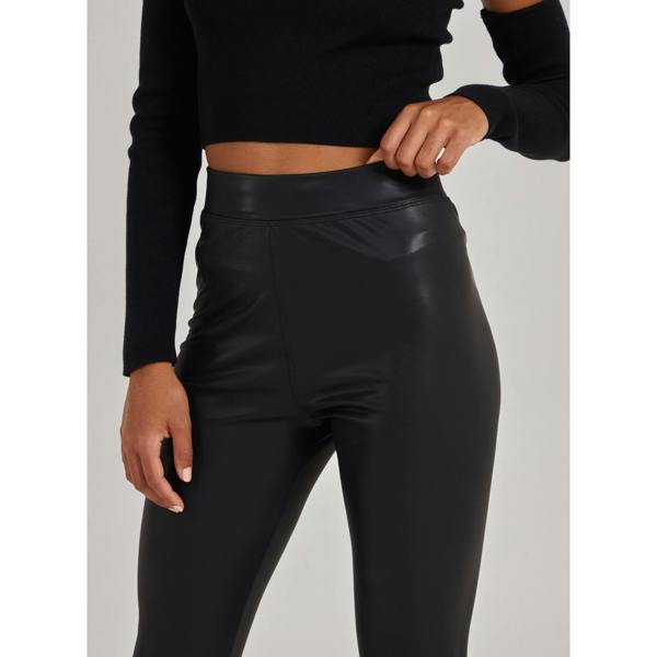 Pink Vanilla PU Lined Trousers