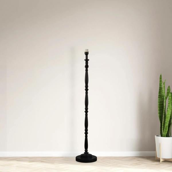 Black Candle Stick Floor Base