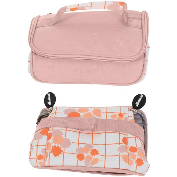 Les Deglingos Lunch Bag with Strap - Pink