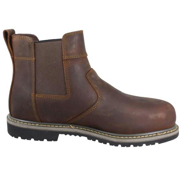 Caterpillar Mens Caterpillar Steel Toe Cap Wide Leather Boots - Power Plant Dealer P725038