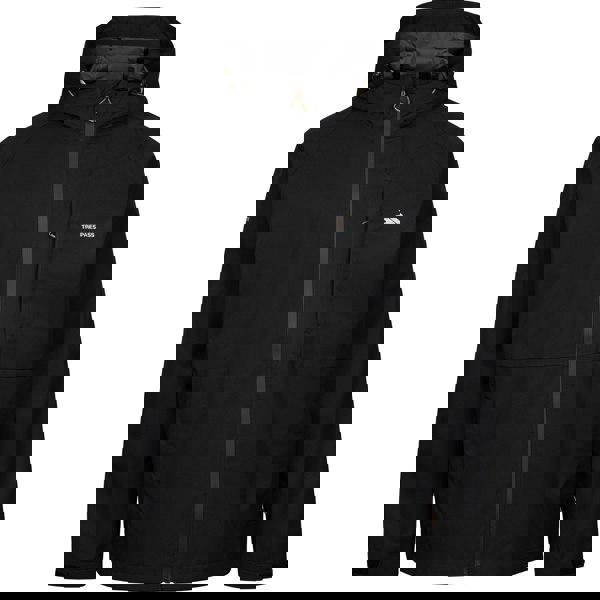 Trespass Mens Ferryhill Waterproof Jacket - Black