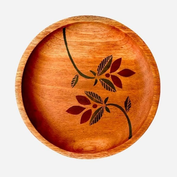 Batik Ying Mekar Batik Mahogany Serving Plate