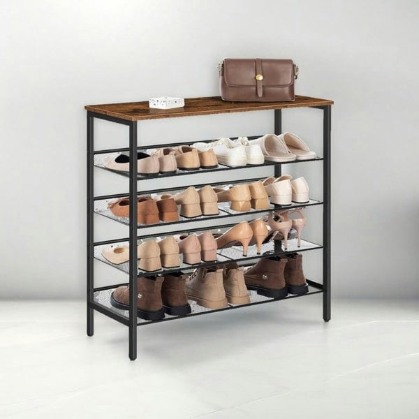 Rafaelo Mobilia 5-Tier Shoe Organizer Shelf