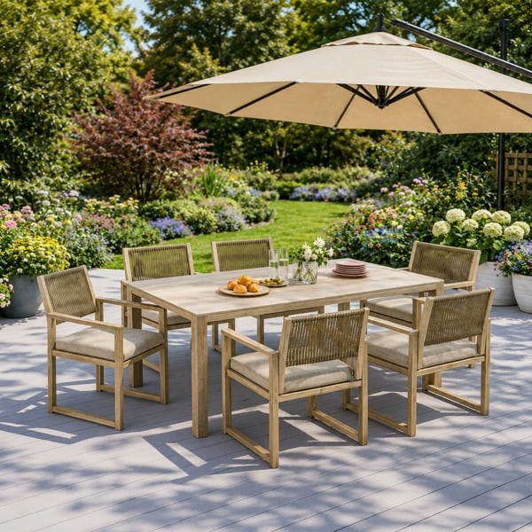 Glendale Medellin 6-Seater Table Set