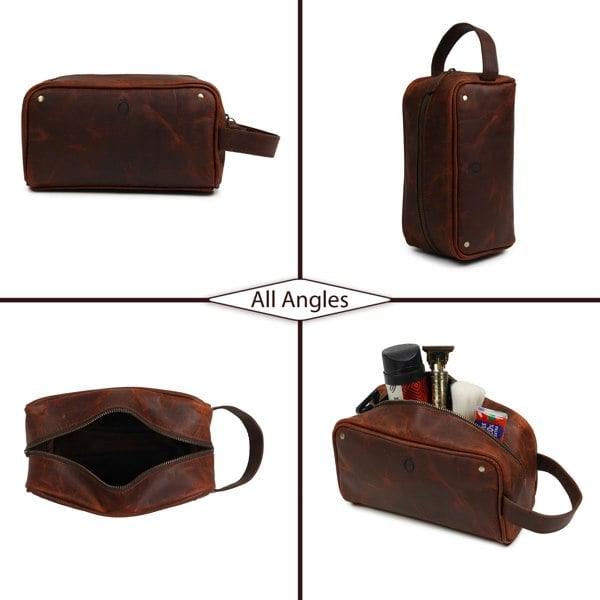 Dötch Club Vintage Leather Dopp Kit